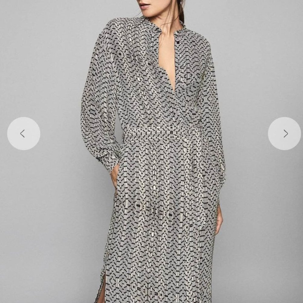 REISS stylish dress size 8 UK woman - Picture 1 of 4